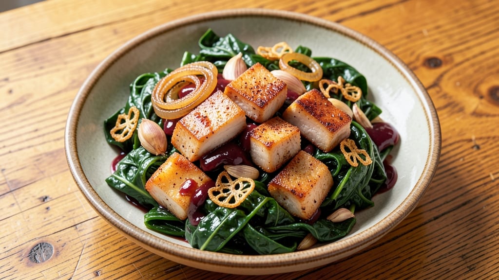 Collard Greens and Pork Belly Recipe: Smoky-Sweet Braise With Crispy Fat Bites