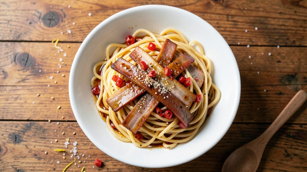 Cantonese Pork Chow Mein Recipe: Wok-Fried Noodles With Five-Spice Crunch