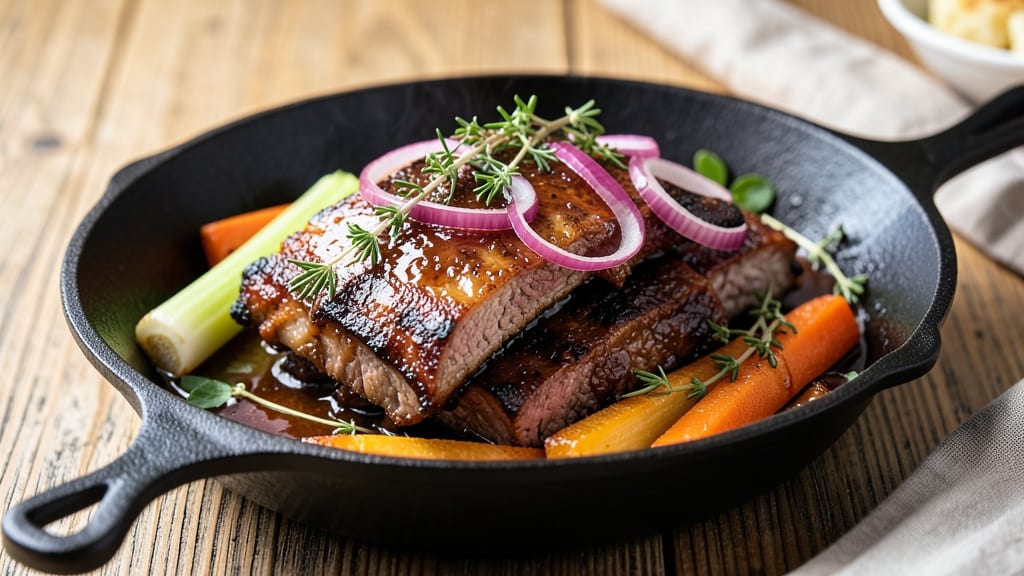 Country Pork Ribs Recipe Dutch Oven: Smoky-Sweet Crust With Celery Crown Twist