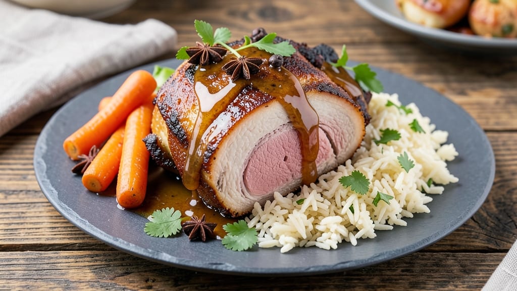 Boneless Leg Pork Recipe: Five-Spice Glossed Crispness Without the Bone