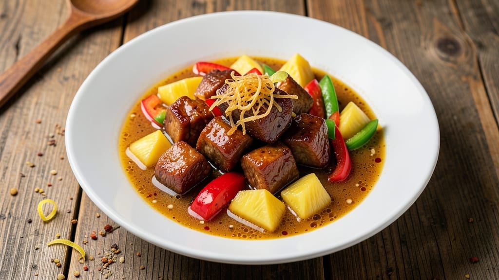 Chinese Sweet and Sour Pork With Pineapple Recipe: Crispy-Tender Bites in Tangy-Sweet Sauce