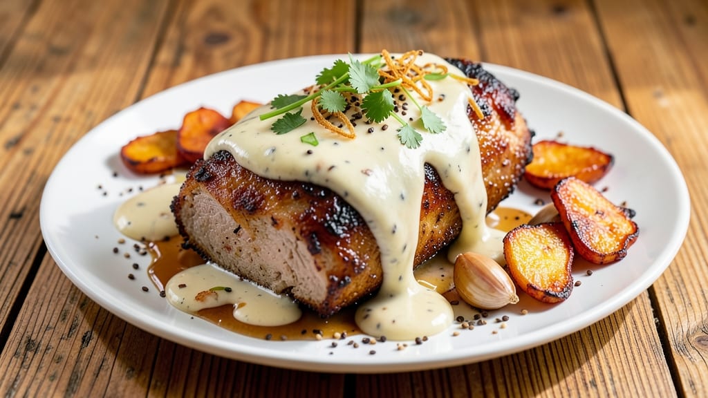 Coconut Pork Recipe: Fragrant Five-Spice Glossed Crispness