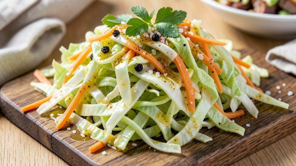 Coleslaw Recipe for Pulled Pork No Mayo: Crunchy Cabbage and Vinegar-Kissed Zing
