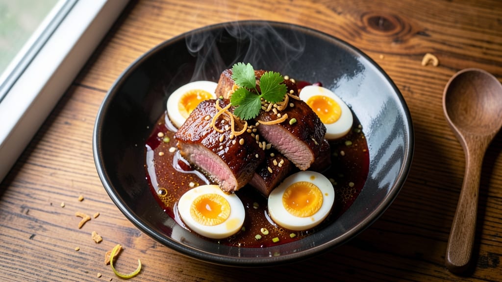 Chinese Pork Adobo With Egg Recipe: Soy-Braised Richness With Silky Egg Custard