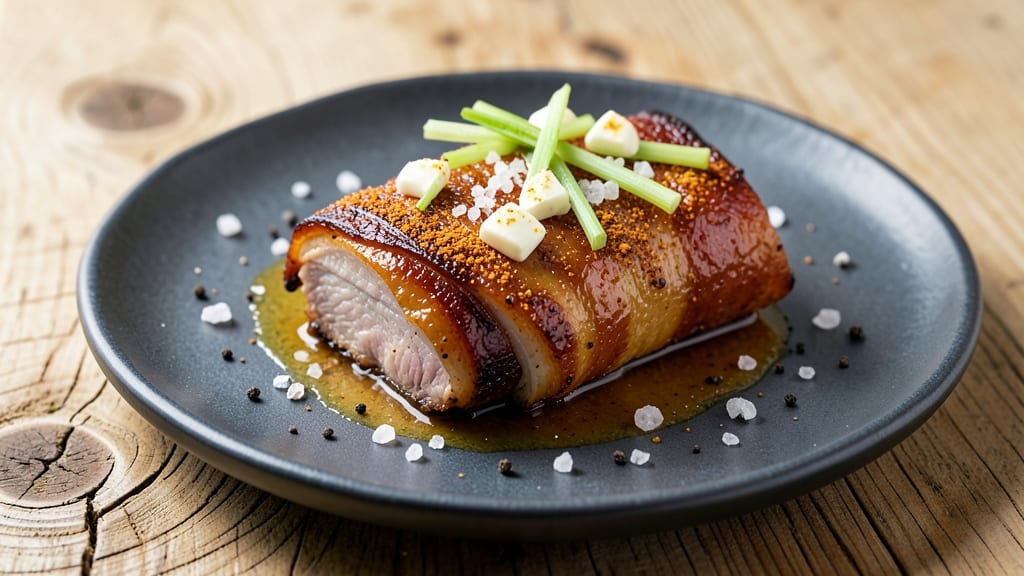 Boneless Rolled Pork Shoulder Recipe: Celery-Crowned Crisp With Juicy Hearts