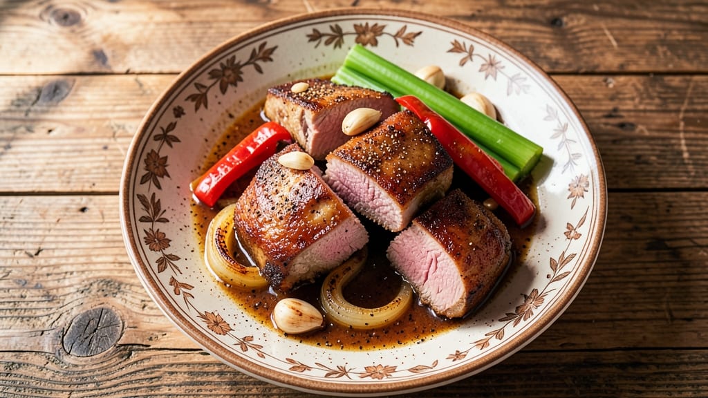 Cuban Pork Crockpot Recipe: Slow-Cooked Moistness With Celery Crown Crunch