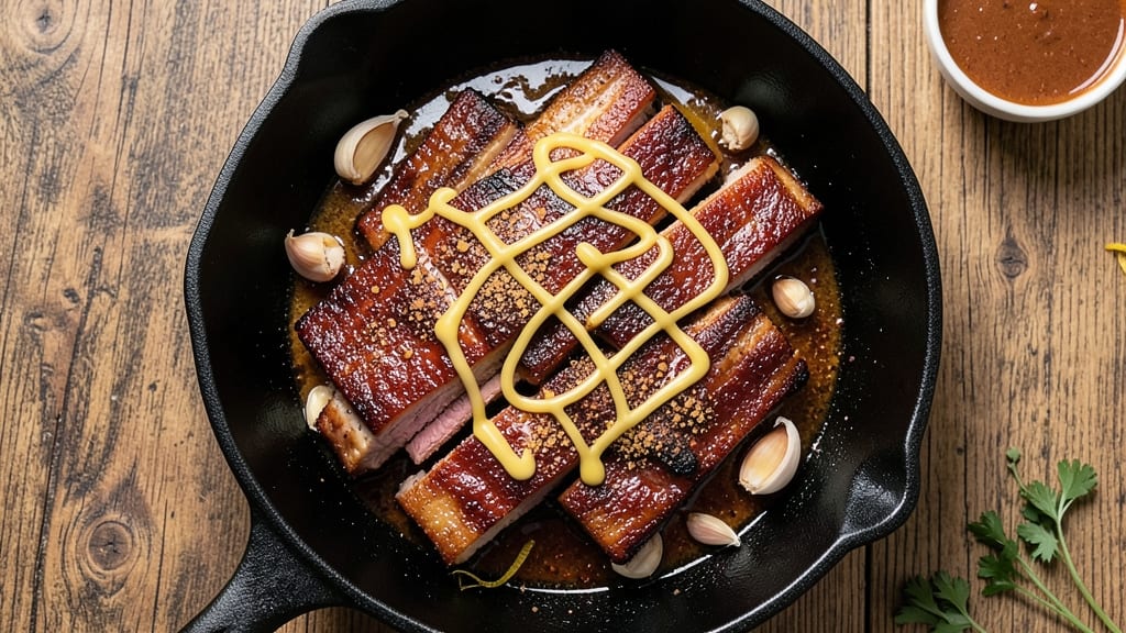 Coca-Cola Pork Ribs Recipe: Sticky-Sweet Bark With Celery Crown Crunch