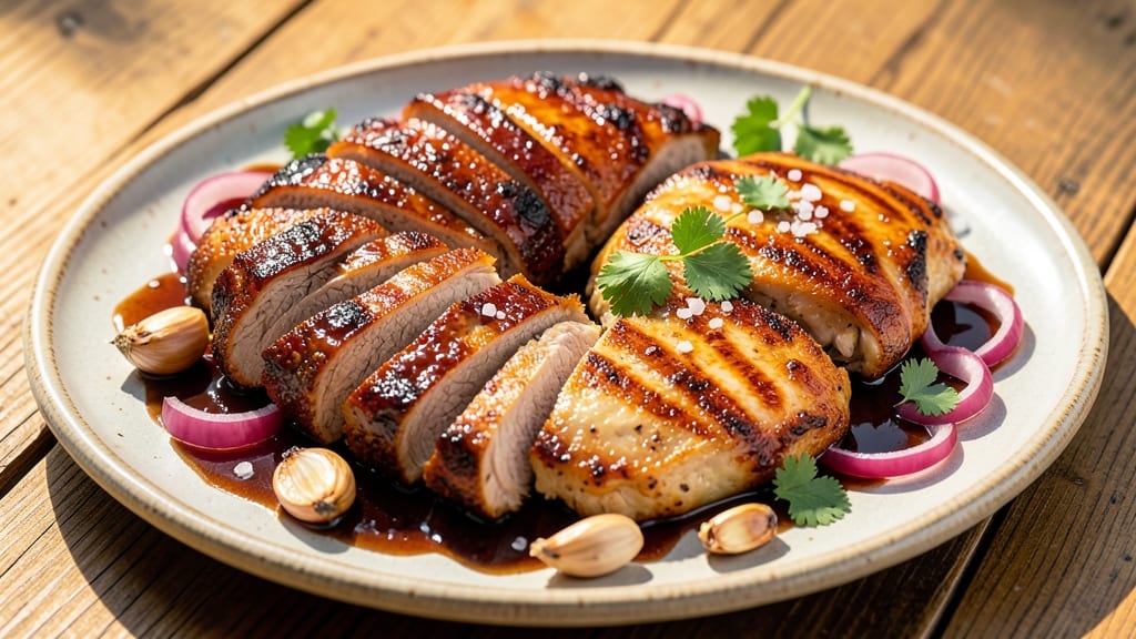 Chicken and Pork BBQ Recipe: Smoky-Sweet Glaze That Caramelizes Bites