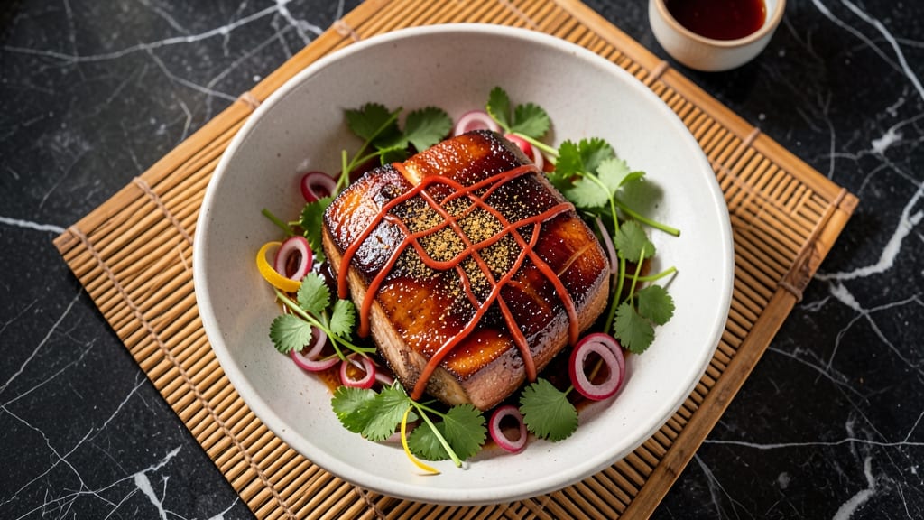 Chinese Cured Pork Recipe: Five-Spice Glossed, Celery-Salt Crunch