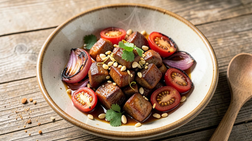Chinese Pork and Tomato Recipe: Sweet-Tart Balance With Charred Tomato Depth