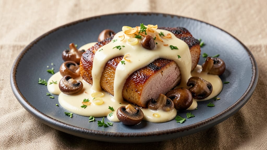 Creamy Mushroom Pork Tenderloin Recipe: Velvety Sauce That Clings to Every Bite