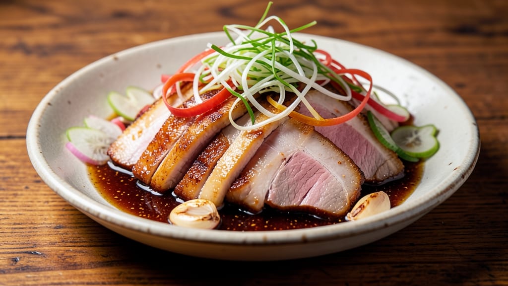 Chinese Ham Choy And Pork Recipe: Wok-Hot Five-Spice Crunch and Silky Bites