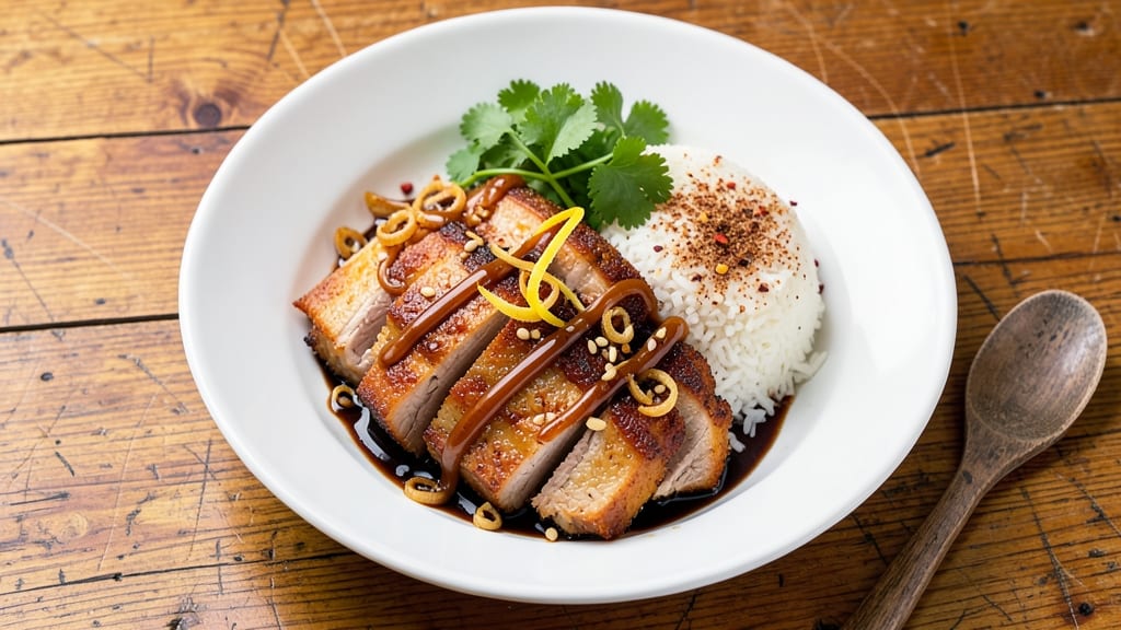 Butadon Recipe Pork Belly: Five-Spice Crust Meets Silky Steamed Dumplings