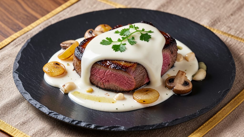 Creamy Pork Steak Recipe: Silky Mushroom Wine Sauce Magic