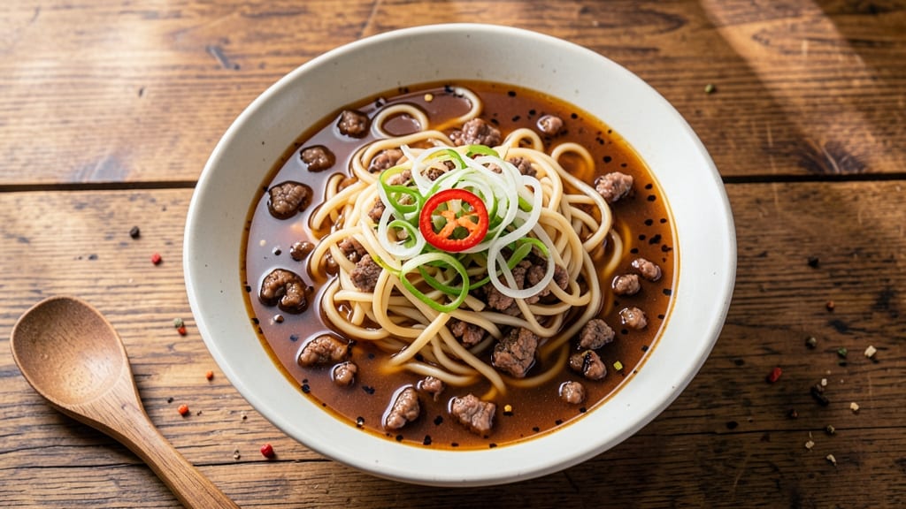 Chinese Minced Pork Noodle Soup Recipe: Wok-Fried Aromatics and Slurp-Worthy Broth