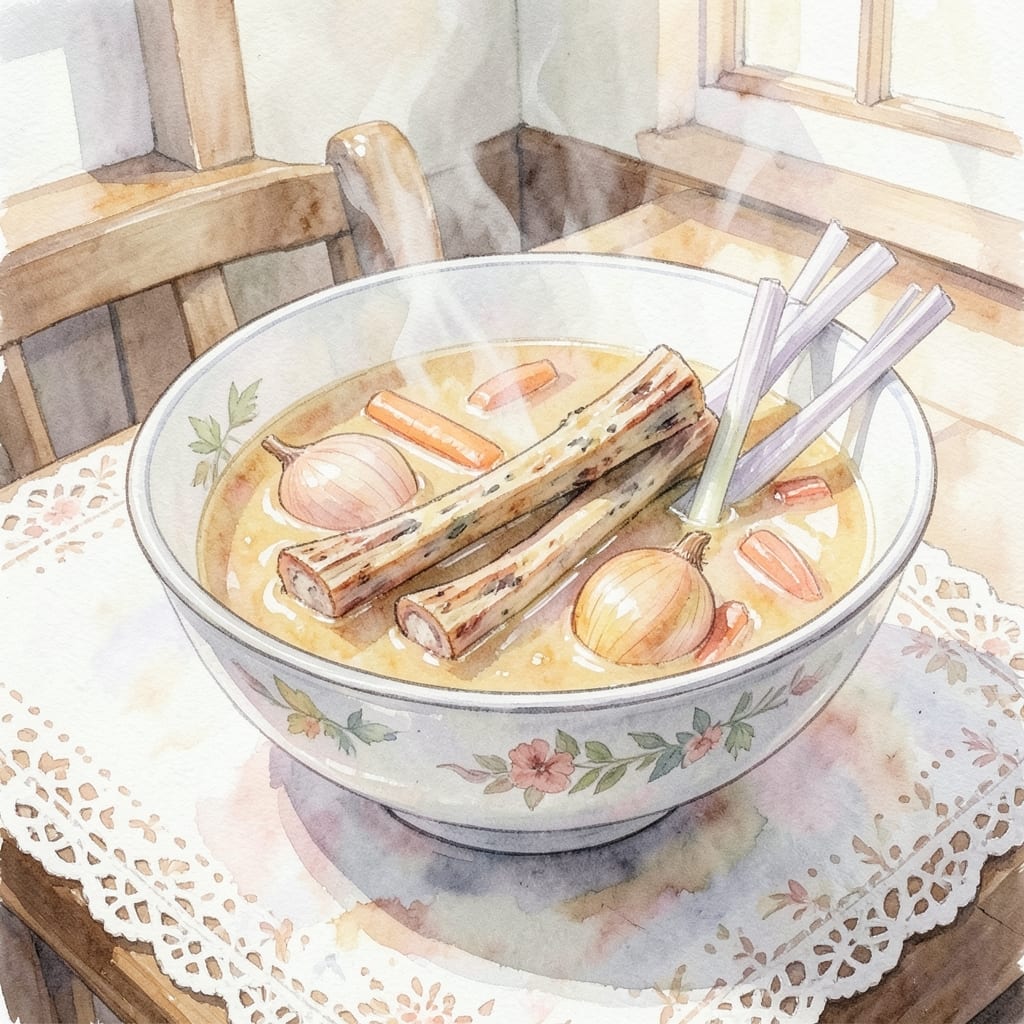 Boiled Pork Neck Bones Recipe: Collagen-Rich Broth Base for Soups