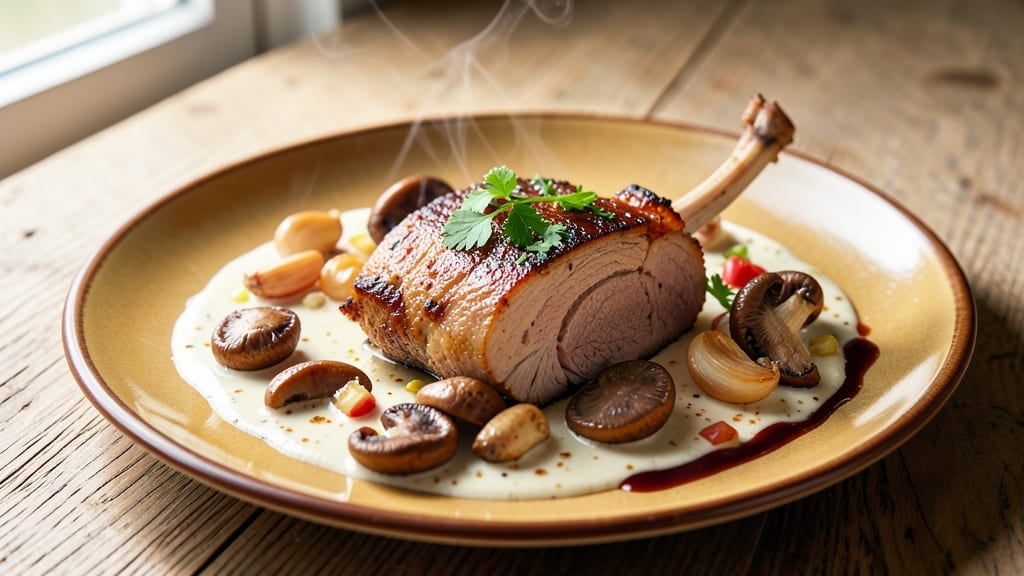 Creamed Pork Recipe: Velvety Mushroom Sauce Over Tender Chops