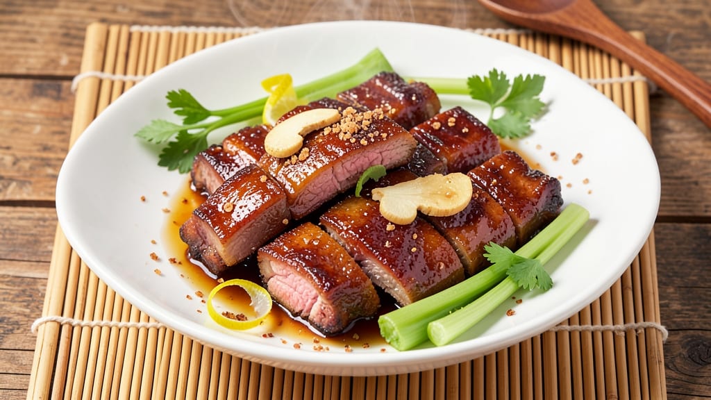 Chinese Steam Pork Ribs Recipe: Celery Crown Crunch Meets Silky Tender Meat