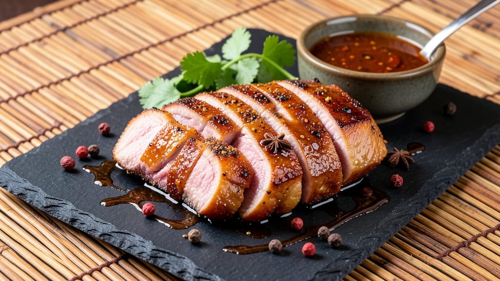Chinese Barbecue Pork Loin Recipe: Caramelized Five-Spice Glaze With Shatter-Tender Meat