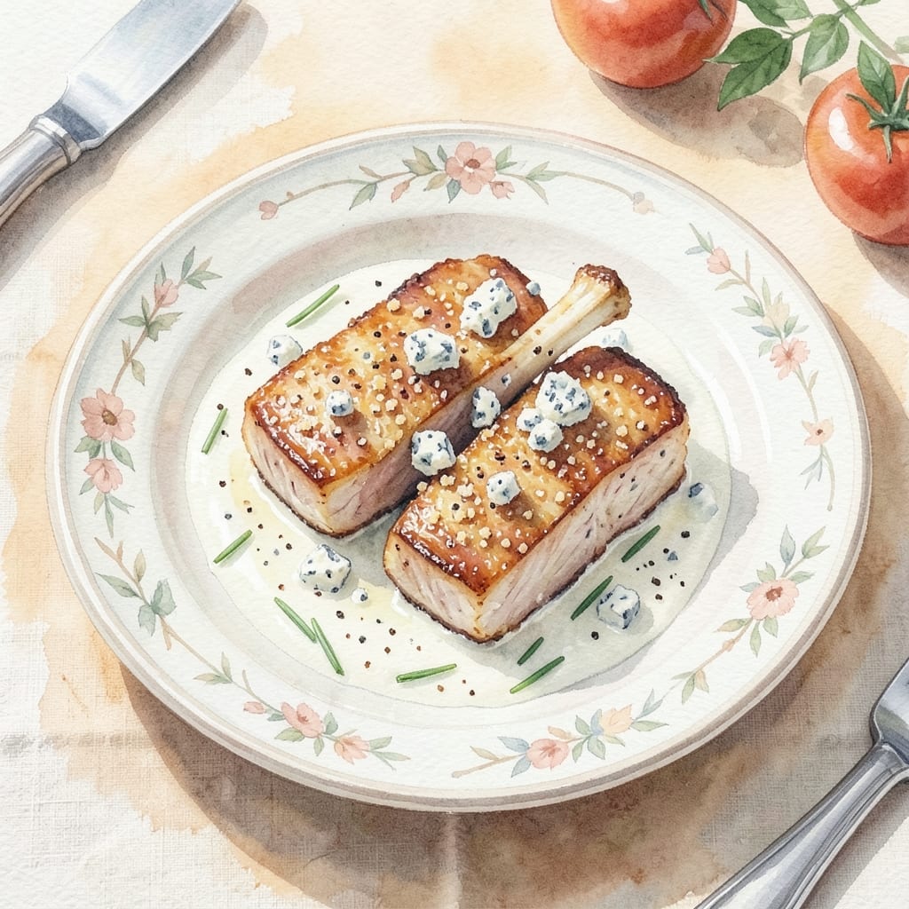 Blue Cheese Stuffed Pork Chops Recipe: Crispy Crust Meets Bold Creamy Surprise