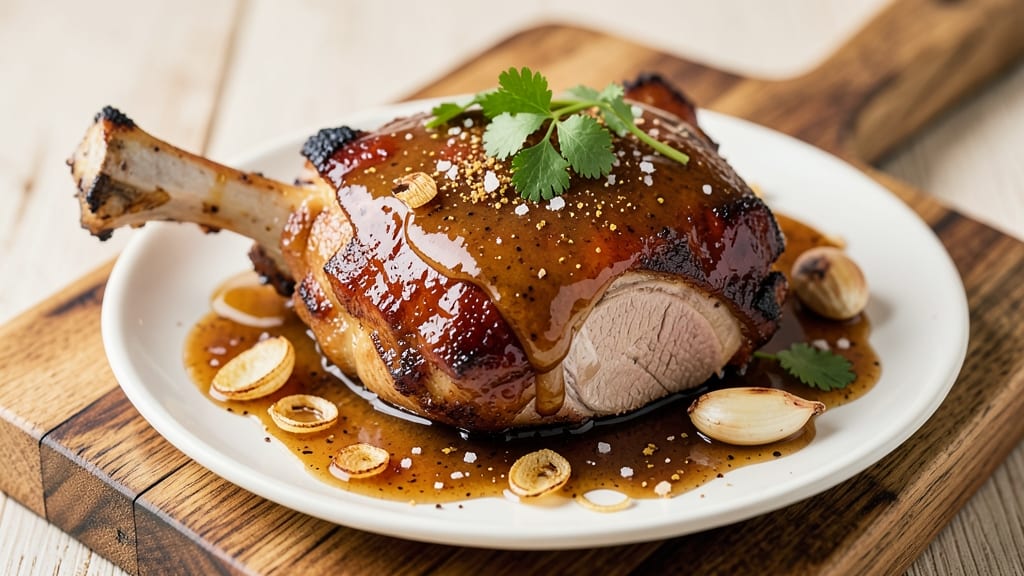 Copycat Costa Vida Sweet Pork Recipe: Five-Spice Glossed Crust With Celery Crown Crunch