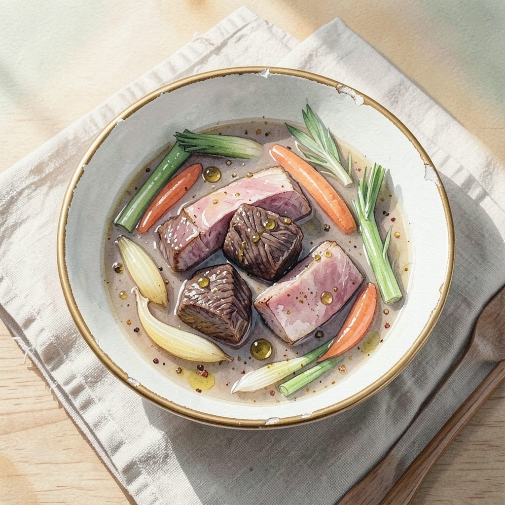 Beef and Pork Stew Recipe: Deep-Savory Simmer with Crispy Potato Topping