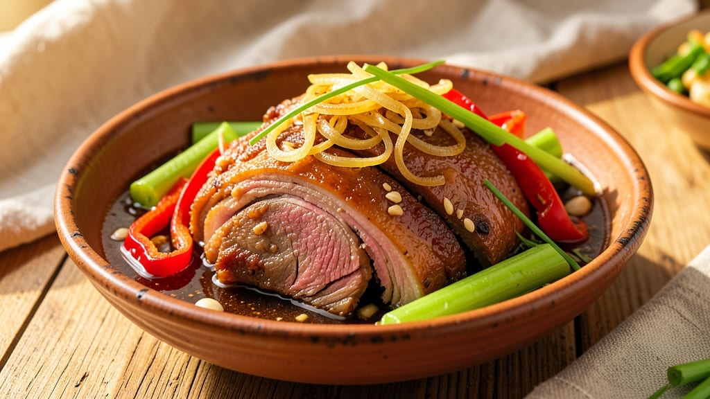 Braised Pork Recipe Filipino Style: Soy-Glazed Tenderness With Crispy Celery Crown