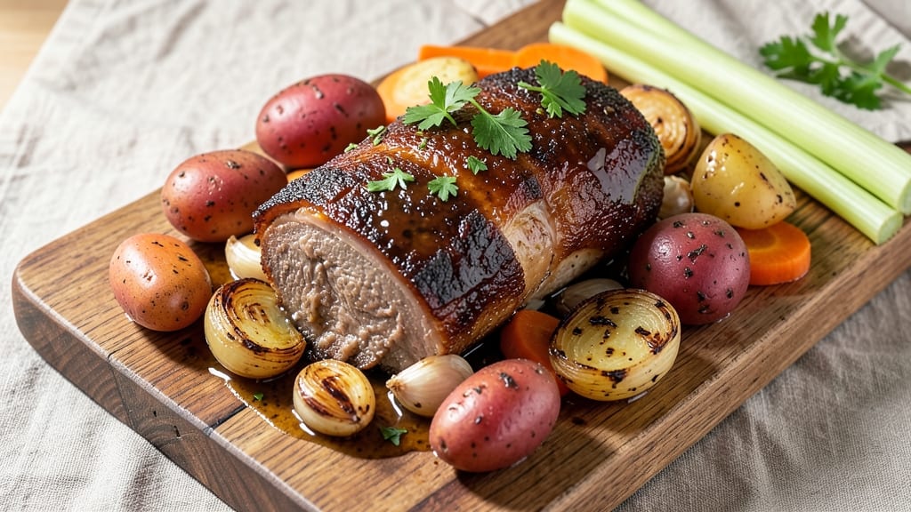 Crock Pot Pork Roast with Potatoes and Vegetables Recipe: One-Pot Sunday Dinner Magic