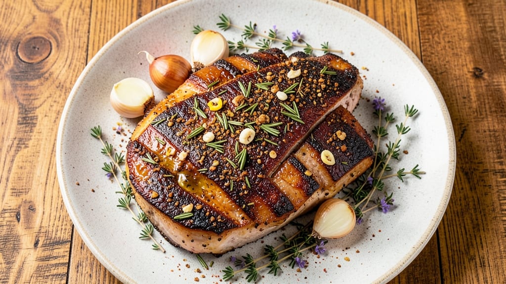 Boneless Pork Loin Rib Half Recipe: Smoky Garlic-Herb Roast With Caramelized Fond