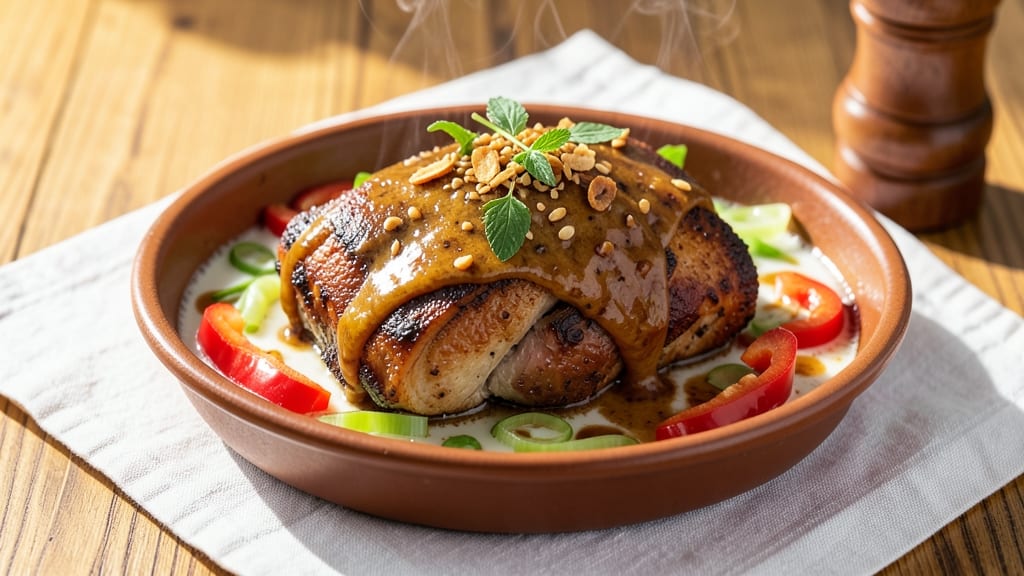 Chamorro Pork Adobo Recipe: Vinegar-Braised with Coconut Milk Magic