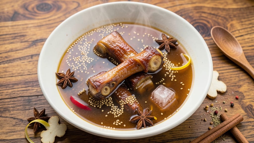 Chinese Pork Neck Bone Soup Recipe: Collagen-Rich Broth with Deep Umami Depth