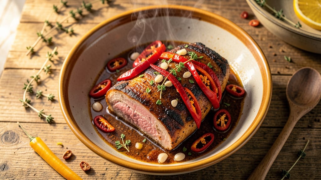 Caribbean Pork Loin Roast Recipe: Jerk-Spiced Crust and Moist Heart