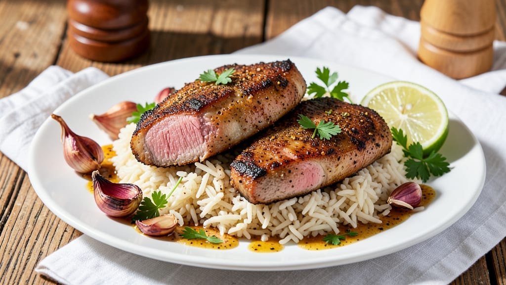 Cajun Pork Chops and Rice Recipe: Spice-Kissed Protein With One-Pot Creaminess