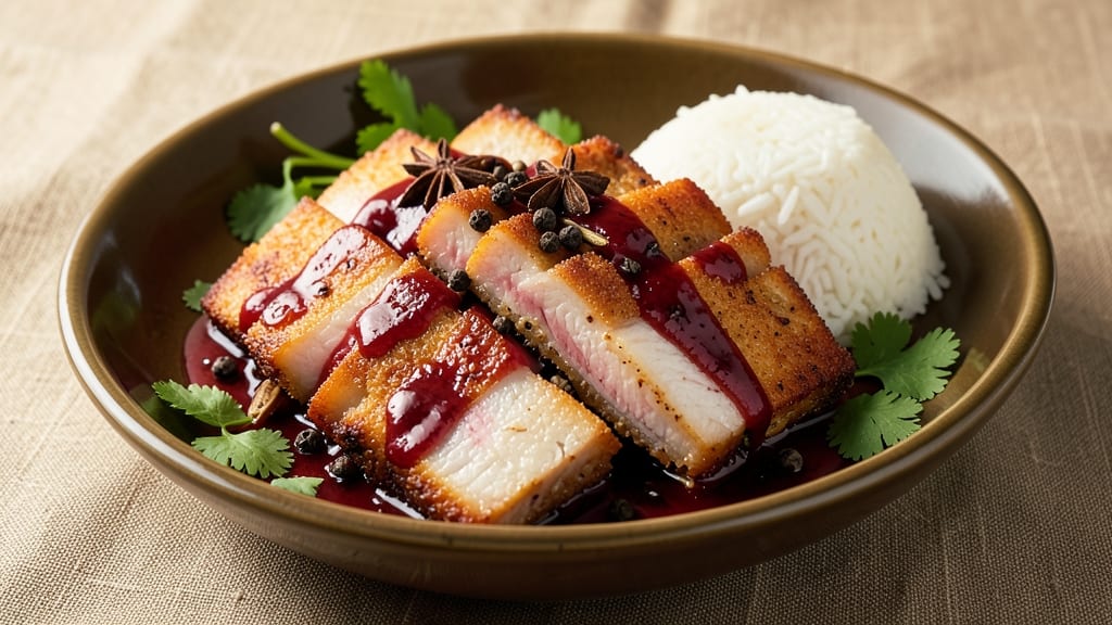 Braised Pork Belly Singapore Recipe: Five-Spice Glaze That Caramelizes to Shatter-Tender Meat