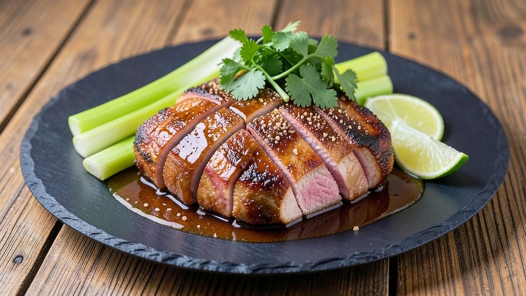 Café Rio Pork Dr Pepper Recipe: Five-Spice Glazed Crunch With Celery Crown Twist