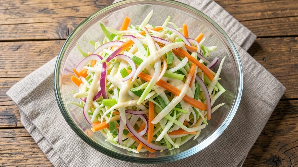 Coleslaw Recipe for Pulled Pork Sliders: Crunchy Cabbage Bites That Hold Up to Sauce