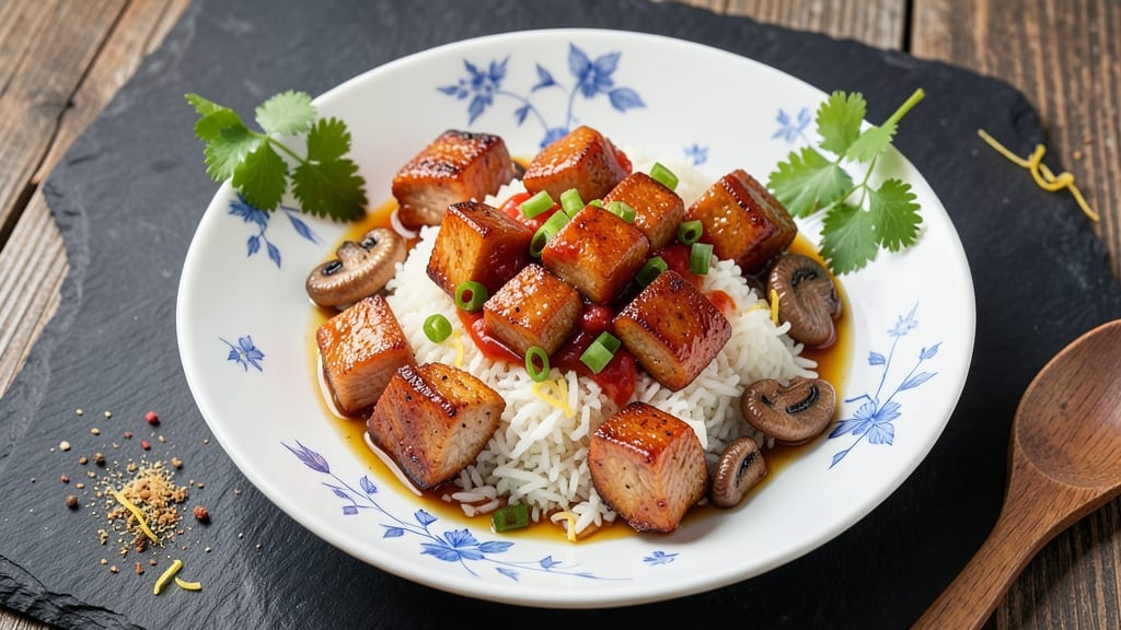 Chinese Pork Cubes Recipe: Wok-Fried Crispy Bites with Five-Spice Glow