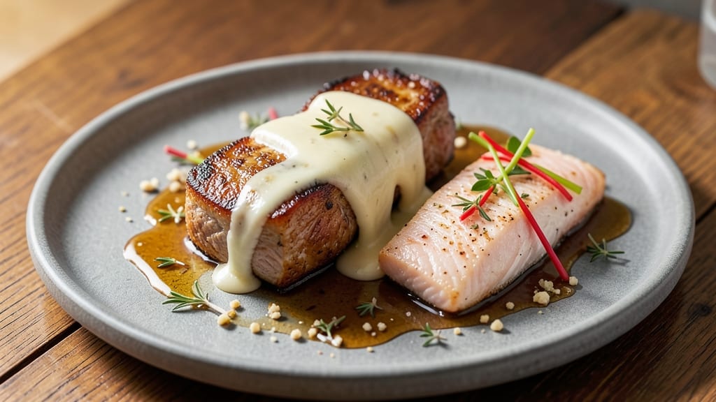 Bonefish Fontina Pork Chop Recipe: Five-Spice Glossed Crisp With Celery Crown Sparkle