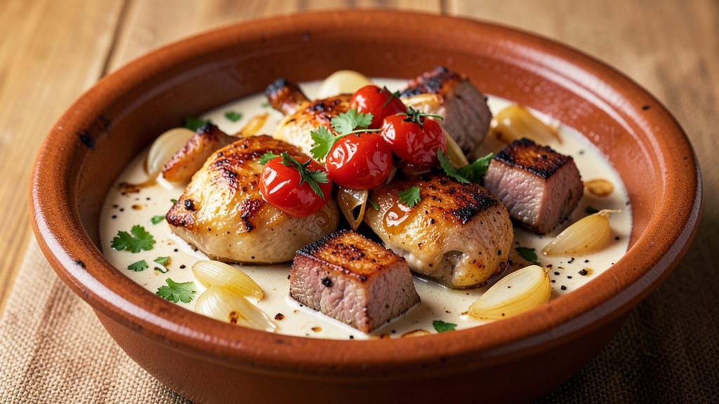 Chicken Pork Mechado Recipe: Slow-Braised Richness with Soy-Vinegar Depth