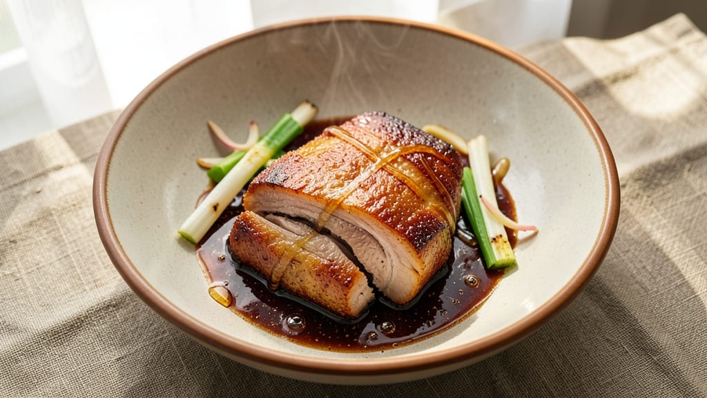 Crispy Pork Belly Recipe Masterchef Australia: Celery Crown Crunch Meets Five-Spice Glossed Magic