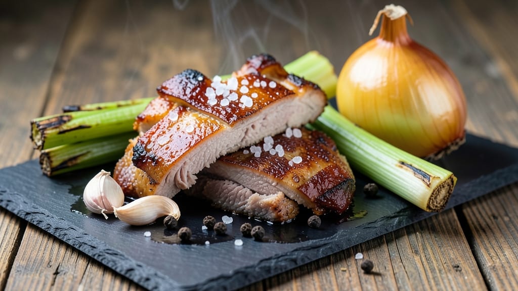 Carnivore Pulled Pork Recipe: Slow-Smoked Crust With Celery Crown Garnish