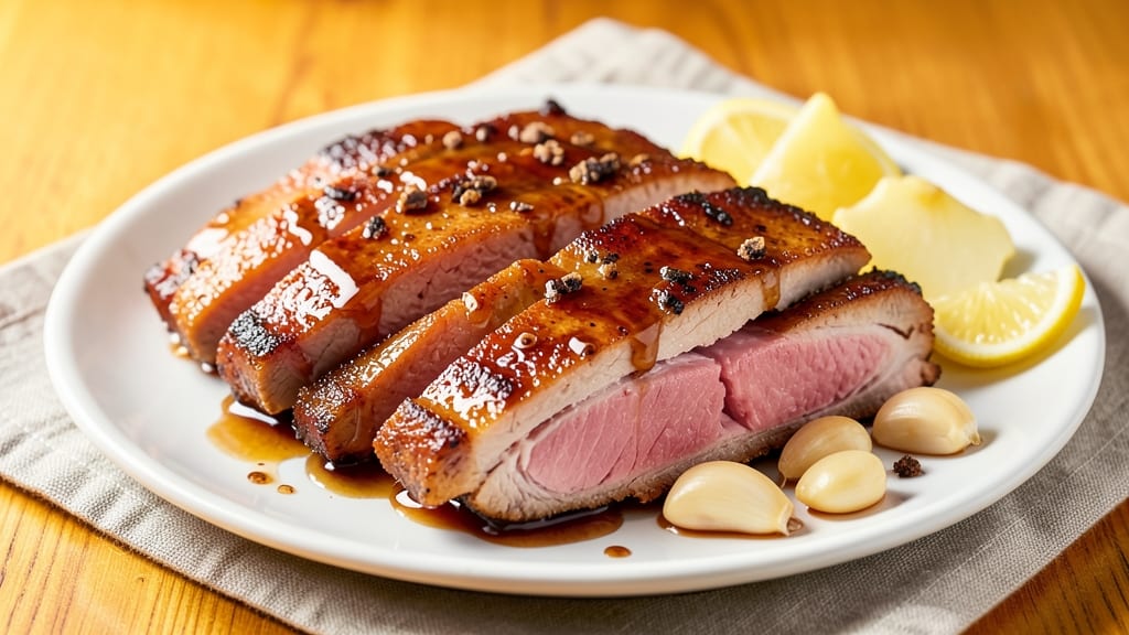 Char Siu Pork Recipe Trinidad: Five-Spice Glazed Crust With Celery Crown Sparkle