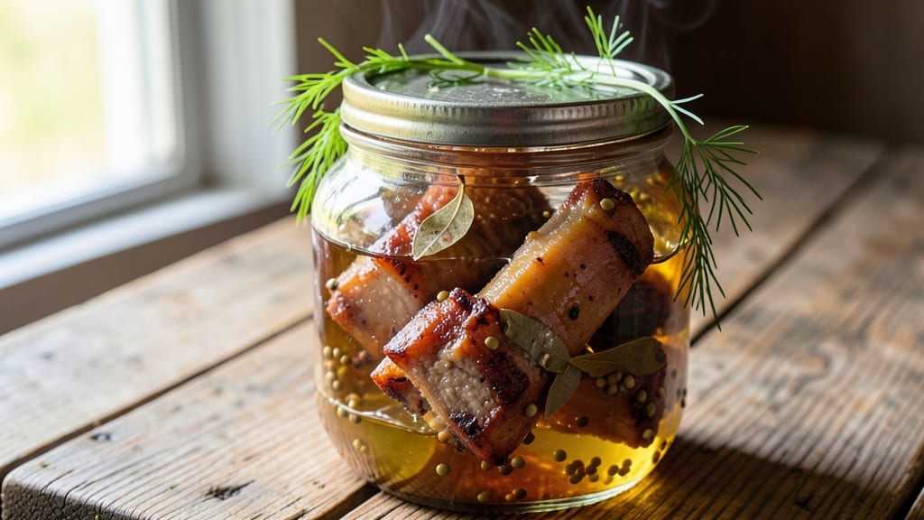 Canned Pickled Pork Hocks Recipe: Celery-Spiced Simmer to Shatter-Tender Joy