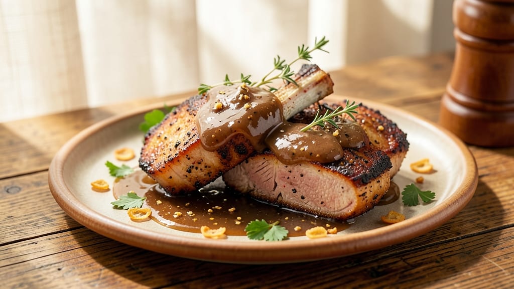 Cajun Pork Chops and Gravy Recipe: Spicy-Sweet Pan Sear and Rich Pan Sauce