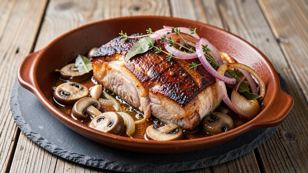 Braised Pork and Mushrooms Recipe: Deep Umami Simmer With Earthy Richness