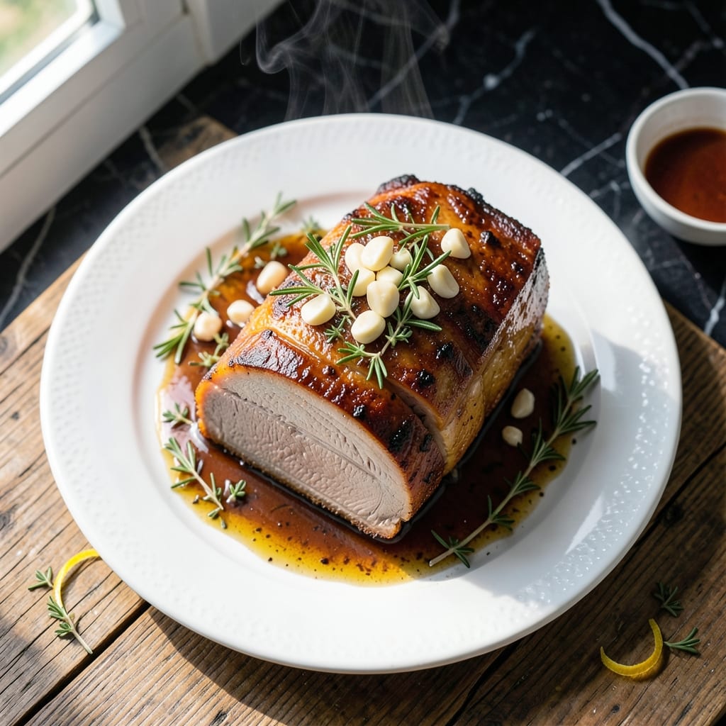 5 Star Pork Loin Roast Recipe: Garlic-Herb Infused Holiday Centerpiece