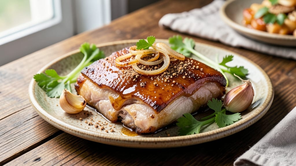 Crispy Pork Belly Recipe Panlasang Pinoy: Five-Spice Glossed Crunch With Celery Crown Sparkle