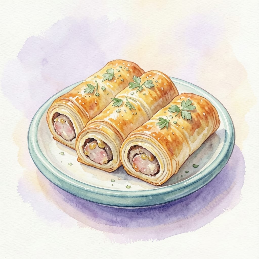Beef and Pork Sausage Rolls Recipe: Puff Pastry Layers That Shatter With Every Bite