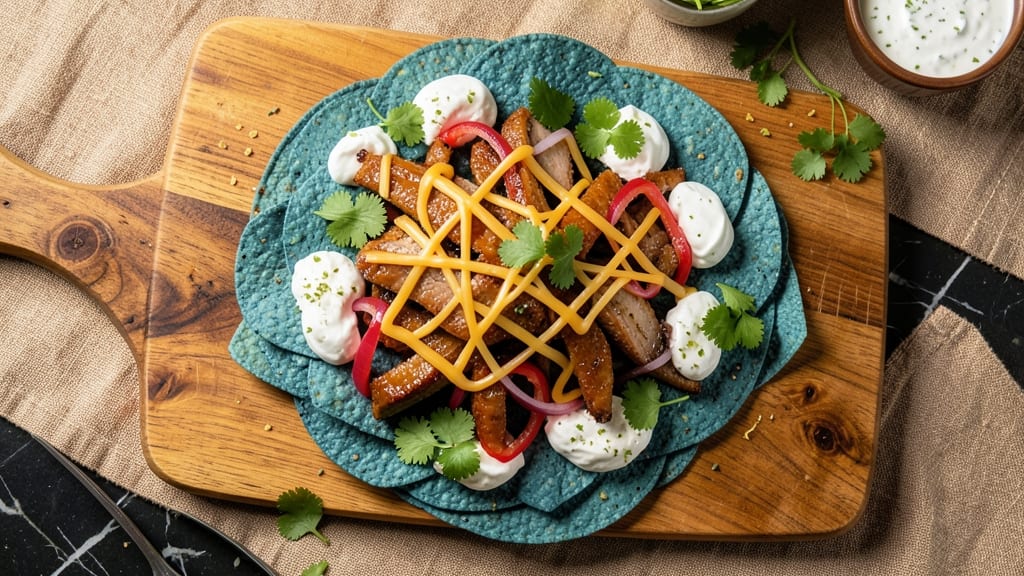 Costa Vida Sweet Pork Nachos Recipe: Crunchy Tortilla Stacks With Tangy Sweet Glaze