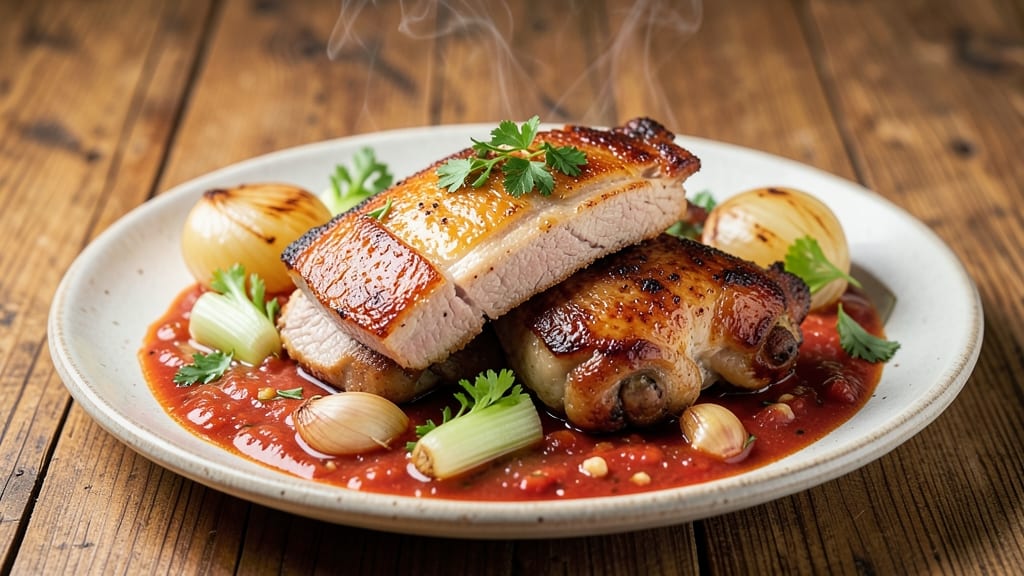 Chicken and Pork Caldereta Recipe: Slow-Simmered Richness With Celery Crown Sparkle